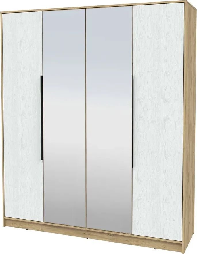 

Шкаф распашной Интерлиния Концепт КТ-Ш4з Глосс ( дуб золотой/дуб полярный)