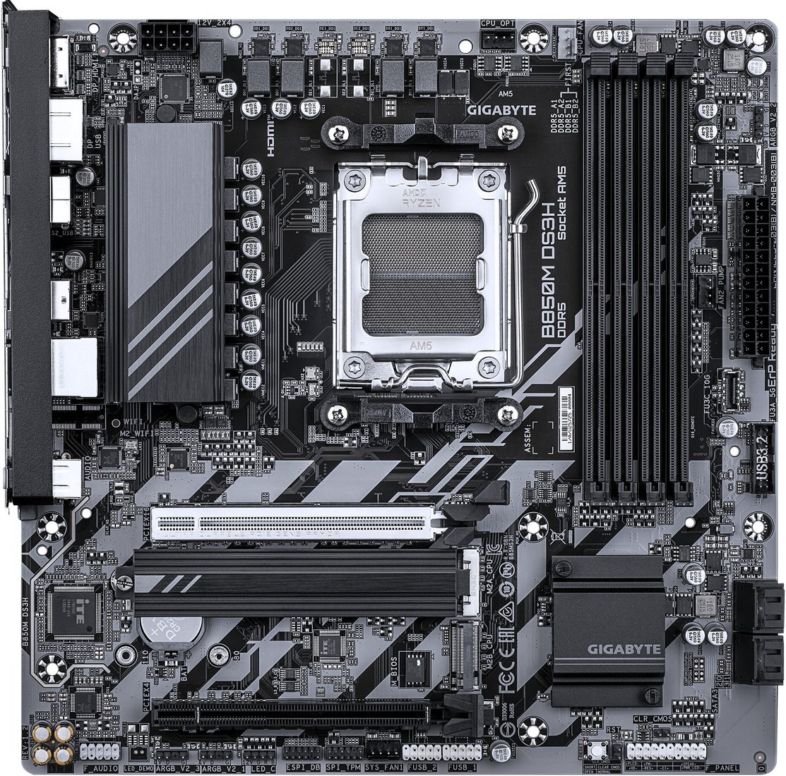 Материнская плата Gigabyte B850M DS3H (rev. 1.2)