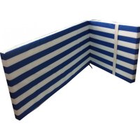 Матрас для шезлонга Эльфпласт 180х55х6 см (белый/синий)