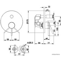 Смеситель Villeroy & Boch Dawn TVS10635311061