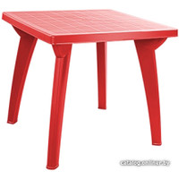 Стол DD Style Луна квадратный 740кр (красный)