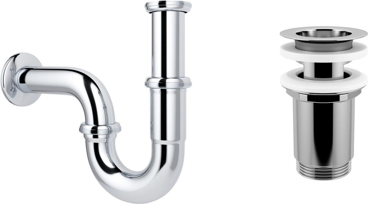 

Сифон Wellsee Drainage System 182102004 (сифон, выпуск, хром)