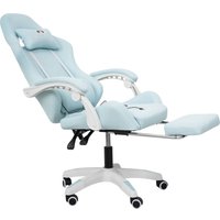 Игровое (геймерское) кресло Calviano 1584 (ткань, голубой)