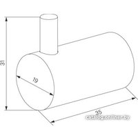 Крючок для ванны IDDIS Petit PET2SB3i41 (2 шт)