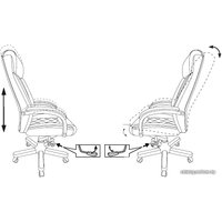 Офисное кресло Бюрократ T-9924WALNUT (черный)