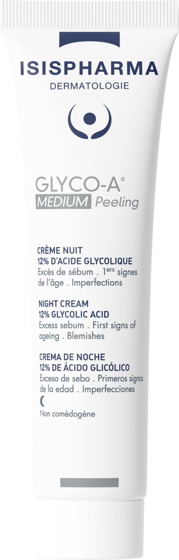 ISISPHARMA GLYCO-A Medium Peeling Ночной крем для пилинга с 12% гликолевой кислотой 30 мл