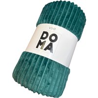 Плед Миланка Vse Doma 180x200 (полоса/изумрудный)