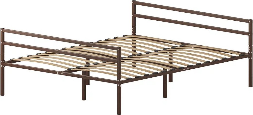 Кровать Домаклево Металика Г2+Г2 180х190 (коричневый)