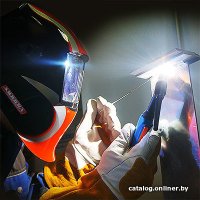 Сварочная маска Aurora Sun-7 (черный/белый/красный)