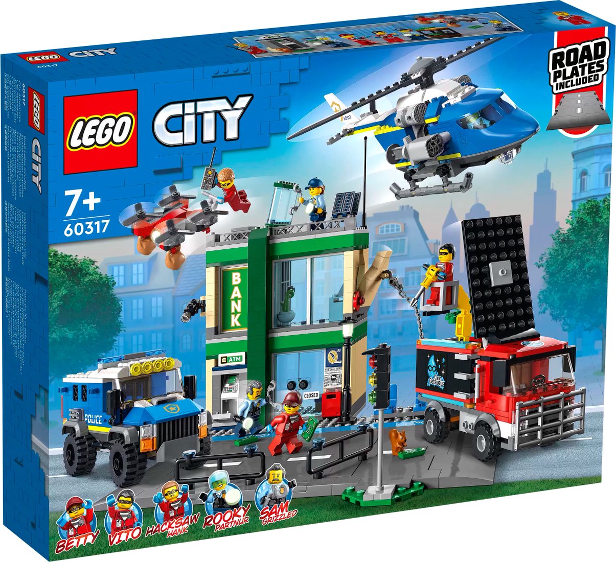 

Конструктор LEGO City 60317 Полицейская погоня в банке