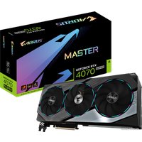 Видеокарта Gigabyte Aorus GeForce RTX 4070 Super Master 12G GV-N407SAORUS M-12GD