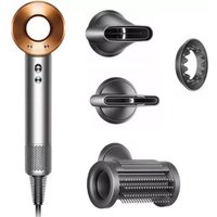 Фен Dyson HD15 Supersonic (с переходником на евровилку, никель/медный)