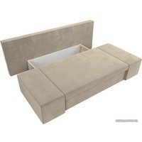 Диван Лига диванов Сан Марко 114016 (микровельвет, бежевый)