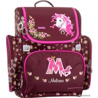 Школьный рюкзак Mike&Mar Melissa (бордовый/розовый)