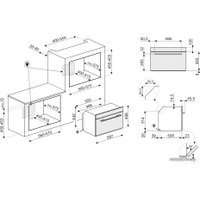 Микроволновая печь Smeg SF4101MS1