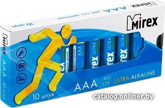 Батарейка Mirex Ultra Alkaline AAA 10 шт LR03-M10