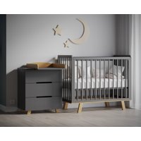 Детский комод Incanto Anniken LUX 800/3 PK-0087/9 (графит/бук)