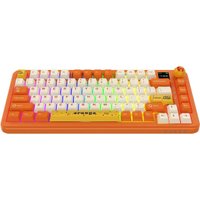 Клавиатура Ajazz AK820 Max Plus (оранжевый/белый, Ajazz Avocado)