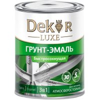 Грунт-эмаль Dekor Sprint 3 в 1 быстросохнущая 0.9 кг (красно-коричневый)