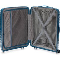 Чемодан-спиннер Torber Nevo T2207M (синий)