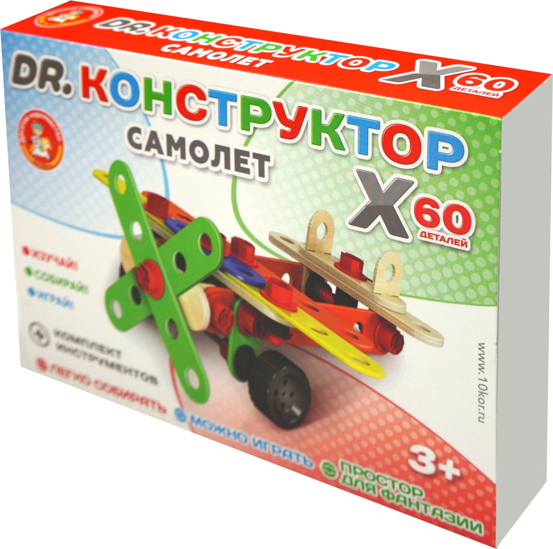 

Конструктор Десятое королевство Dr. Конструктор 02185 Самолет