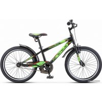 Детский велосипед Stels Pilot 20 200 VC Z010 (черный/салатовый, рама 12)
