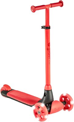 

Трехколесный самокат Yvolution Y Glider Kiwi (красный)