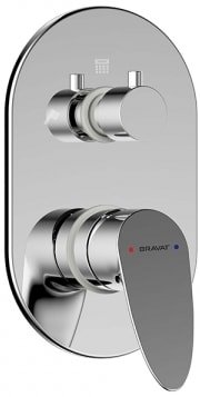 

Смеситель без скрытого механизма Bravat Drop P69190C-2-RUS