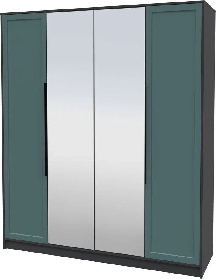 

Шкаф распашной Интерлиния Концепт Тренд КТ-Ш4(з) (антрацит/верде)