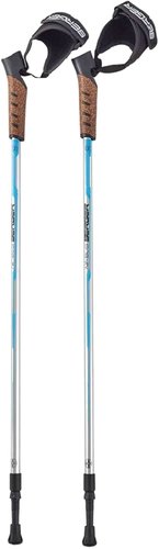Палки для скандинавской ходьбы Berger Nimbus 77-135 (серебристый/голубой)