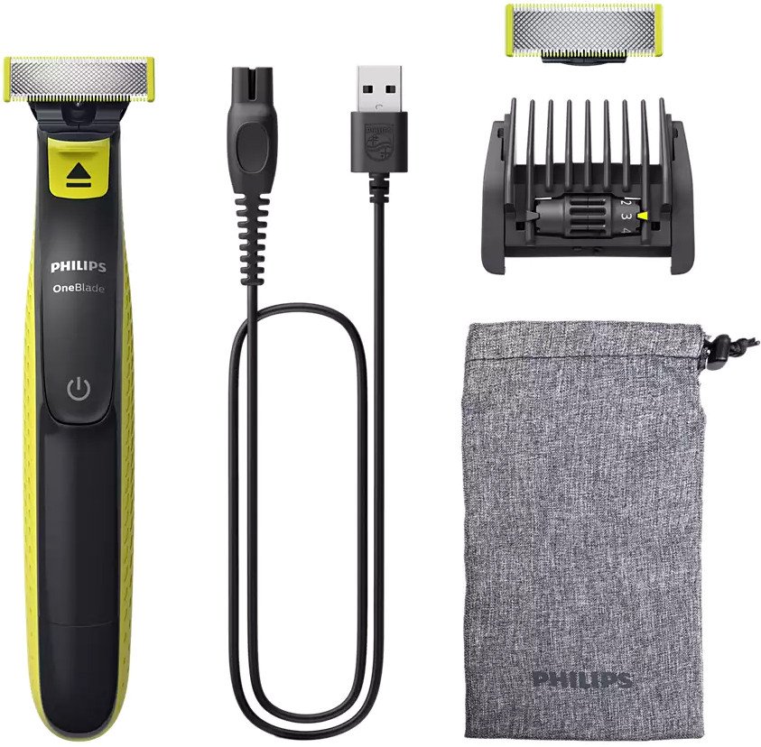 

Триммер для бороды и усов Philips OneBlade Face QP2724/30