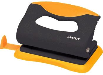 

Дырокол deVente MonoChrome 4020001 10 листов (черный; неоновый оранжевый)