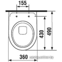 Унитаз подвесной Jika Lyra Plus Compact [8.2338.2.000.000.1 + 8.9338.4.300.063.1]