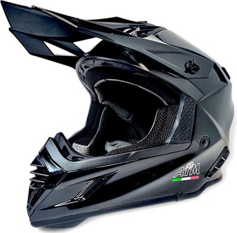 AIM RH855 Fiber Glass RH855-001-S (S, черный глянец)