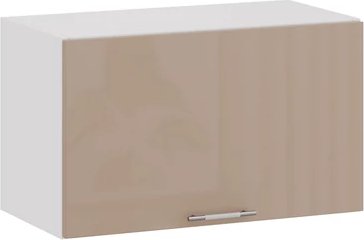 

Шкаф навесной Трия Весна 1В8Г с одной откидной дверью (белый/кофе с молоком)