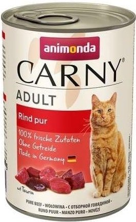 

Консервированный корм для кошек Animonda Carny Adult с говядиной 0.8 кг