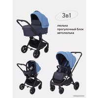 Универсальная коляска Rant Energy Basic RA092 (3 в 1, синий)