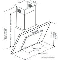 Кухонная вытяжка Akpo Nero line eco 90 WK-4 (черный)