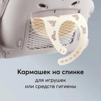 Высокий стульчик Happy Baby Berny Lux (grey new)