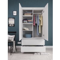 Шкаф распашной ДСВ Мори МШ 900.1/2