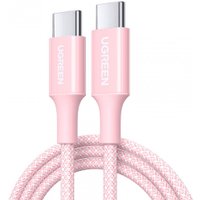 Кабель Ugreen L502 65251 USB Type-C - USB Type-C 100W (1 м, розовый)