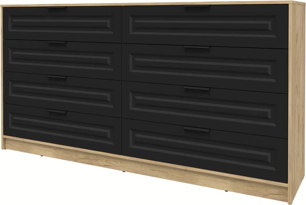 

Комод Интерлиния Концепт КТ-К197 Деко (дуб золотой/черный)