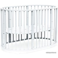 Кроватка-трансформер Bambini М.01.10.14 (белый)