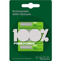 Аккумулятор PeakPower AA 1300 mAh 4 шт. PP130AAHC