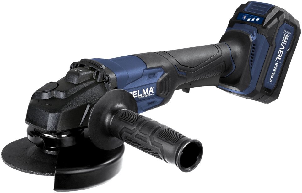 Угловая шлифмашина Celma PRAGLI125OBS (с 1-им АКБ)