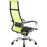 Офисное кресло Metta SK-1-BK Комплект 7, Ch ов/сечен (пластиковые ролики, лайм)
