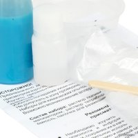 Набор для создания слайма Lori Химические опыты Волшебный лизун Оп-047 (голубой)