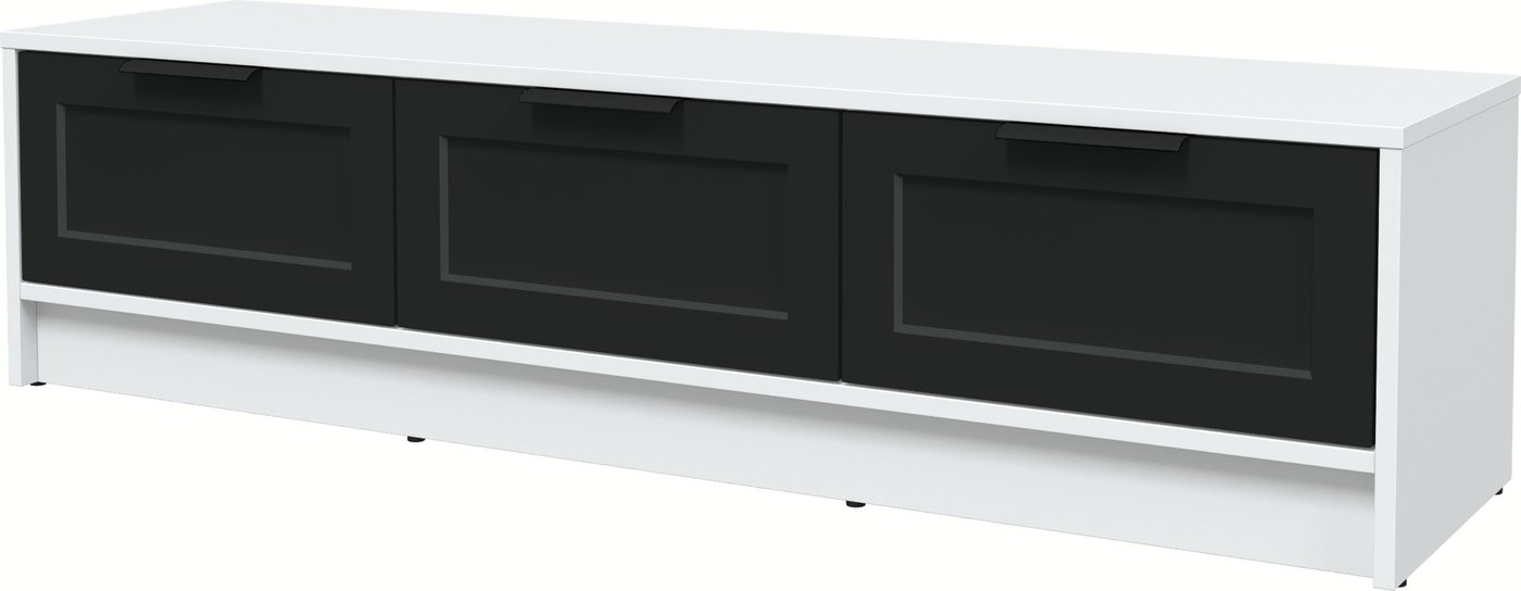 

Тумба Интерлиния ТВ Концепт Тренд КТ-ТВ3-35 (белый платинум/черный)