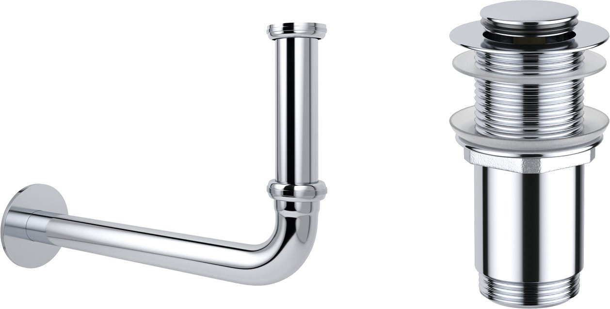 

Сифон Wellsee Drainage System 182101002 (сифон, донный клапан, хром)