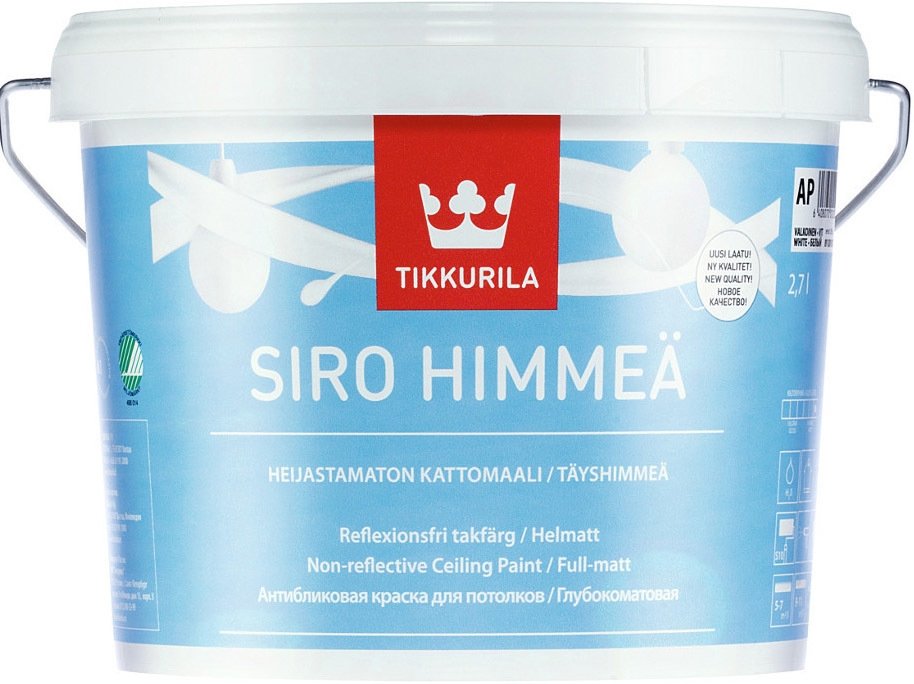 

Краска Tikkurila Siro Himmea 2.7 л